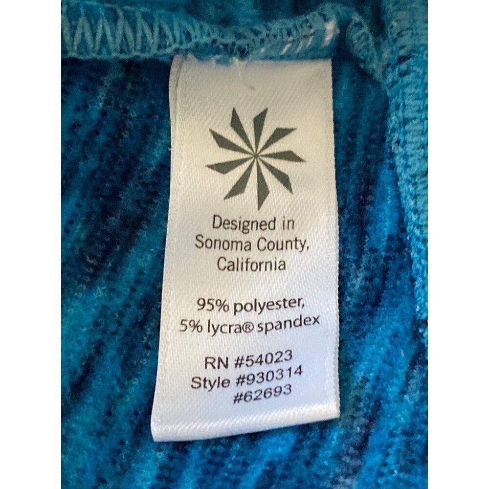 Athleta Space Dye Tranquility Fleece Pullove  Cowl Neck Top, Blue Women's Size L - Picture 9 of 10